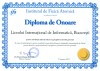 Diploma de onoare, Premiul IFA si Medalia IFA (The International Computer High School of Bucharest)